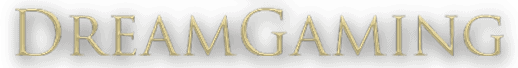 dream gaming text logo